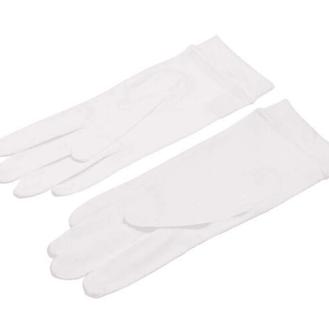 Hovedbilde Silkehansker-hvit