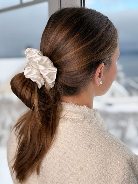 Hovedbilde Scrunchie XL - hvit