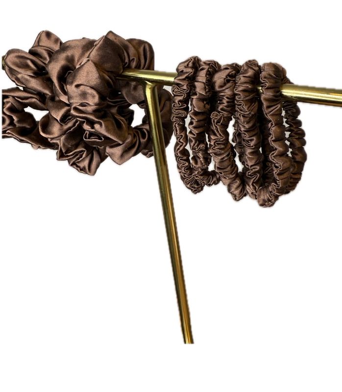 Scrunchies - sjokolade