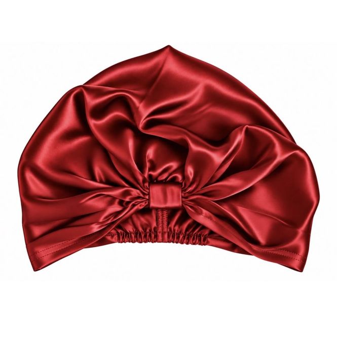 Hovedbilde Sove turban i silke-scarlet
