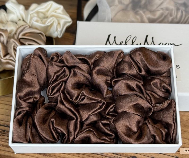 Scrunchies - sjokolade