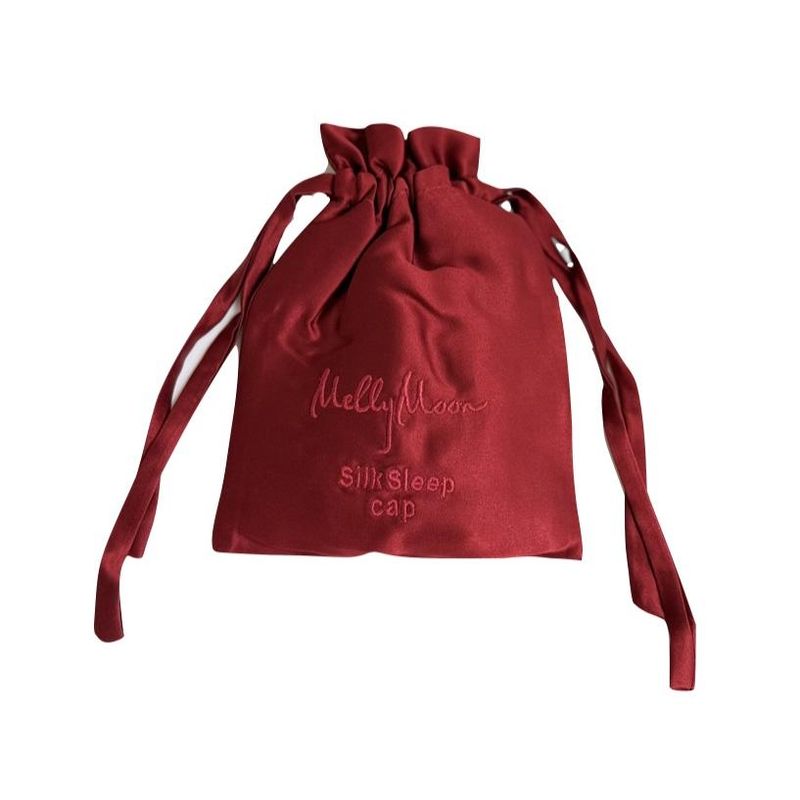 Sove turban i silke-scarlet