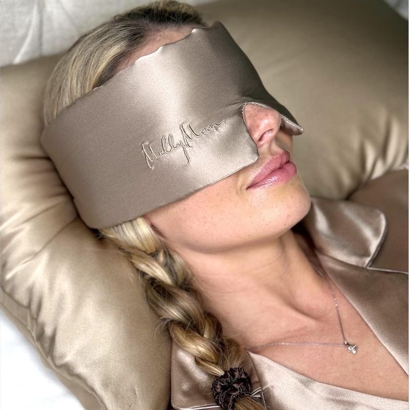 Sovemaske pillow - champagne